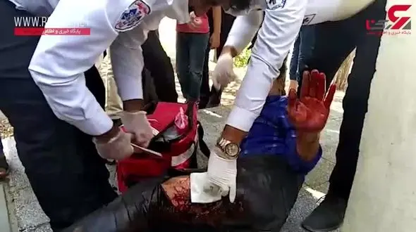 آخرین وضعیت مرد مینابی که گراز به او حمله کرده بود + فیلم