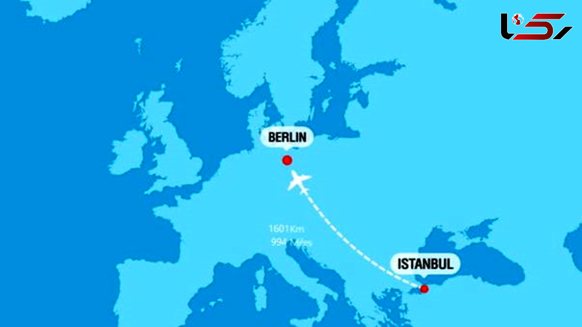 فاصله هوایی استانبول تا برلین