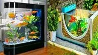 جدیدترین مدل‌های آکواریوم شیک و مدرن + لاکچری‌ ترین طرح‌ ها