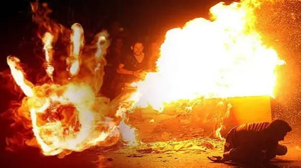 مواد محترقه ای که قبل از انفجار خنثی شد