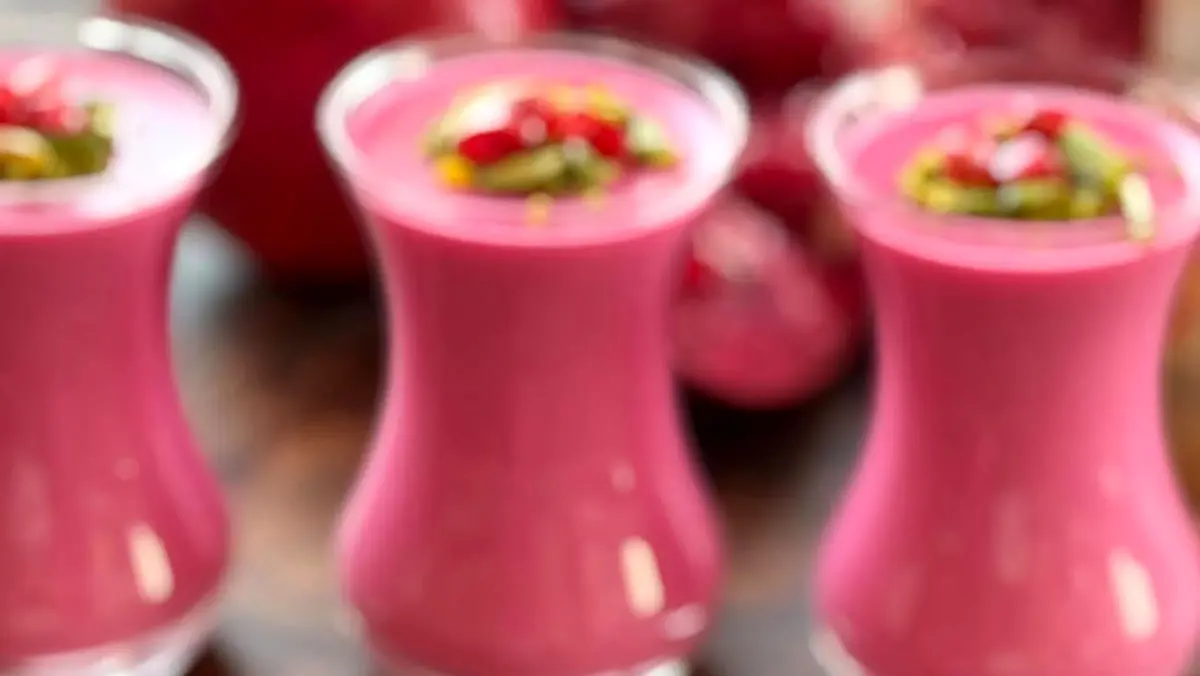 آموزش دسر موس انار