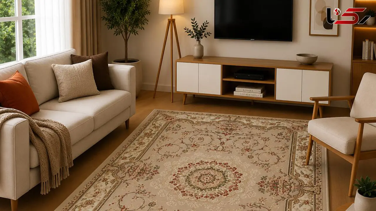 جلوی تلویزیون چه فرشی پهن کنیم؟ راهنمای انتخاب فرش شیک پذیرایی