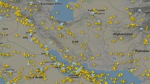 افزایش ۹۷ درصدی پروازهای عبوری از آسمان ایران در اردیبهشت امسال 