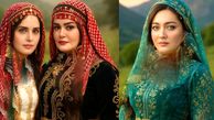 عکس ها / جذابیت خانم بازیگران ایرانی در لباس اصیل و سنتی ایران، کُردی / نگاهی به کردی پوشی نیکی کریمی و  پریناز ایزدیار ../ عکس های زن و شوهری رعنا آزادی ور و الیکا عبدالرزاقی