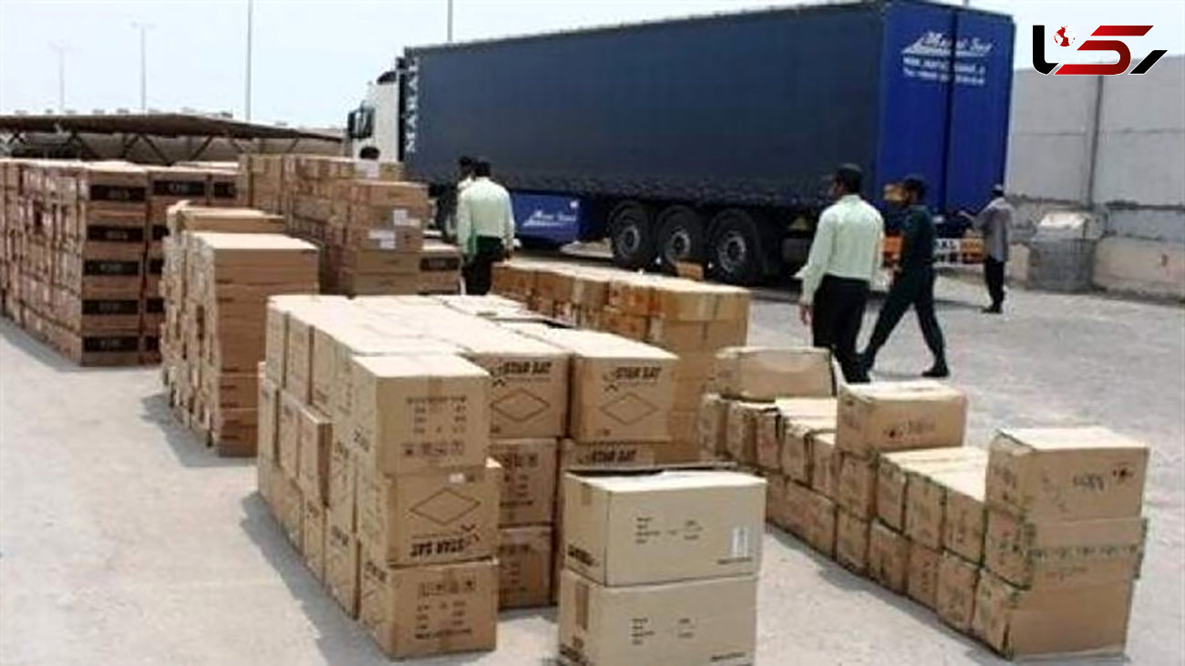 کشف 3 میلیارد تومان لوازم خانگی قاچاق از کامیون در شمال تهران