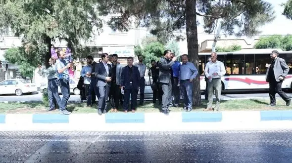  بازدید میدانی اصحاب رسانه از روند اجرای پروژه‌های شهرداری محمدیه/ تجلیل از خبرنگاران استان قزوین + گزارش تصویری