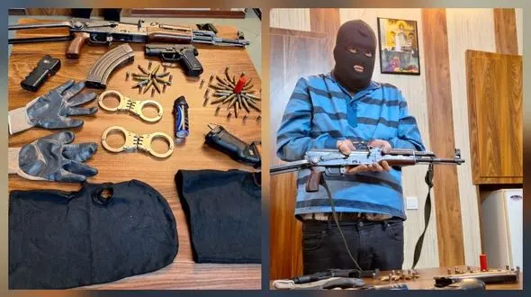 فیلم دستگیری مسلح خطرناک در یاخچی‌آباد / مرد مسلحی که امنیت محله را به خطر انداخته بود