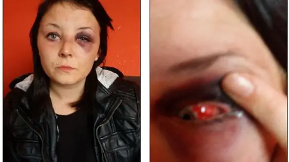 بلایی که سر زن بدکاره در خیابان آمد/ شوهرش او را به باد کتک گرفت و ...+فیلم و عکس