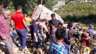 ۴۰ کشته و زخمی در واژگونی هولناک مینی بوس در هند