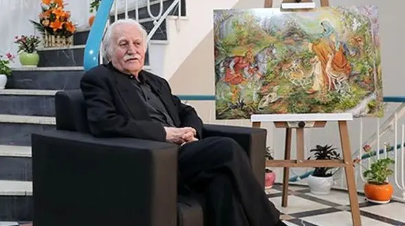 ورود پیکر مرحوم استاد فرشچیان به فرودگاه اصفهان / فیلم