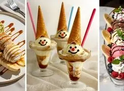 مدل‌ های جدید تزیین بستنی در خانه؛ شیک، ساده و چشم‌ نواز