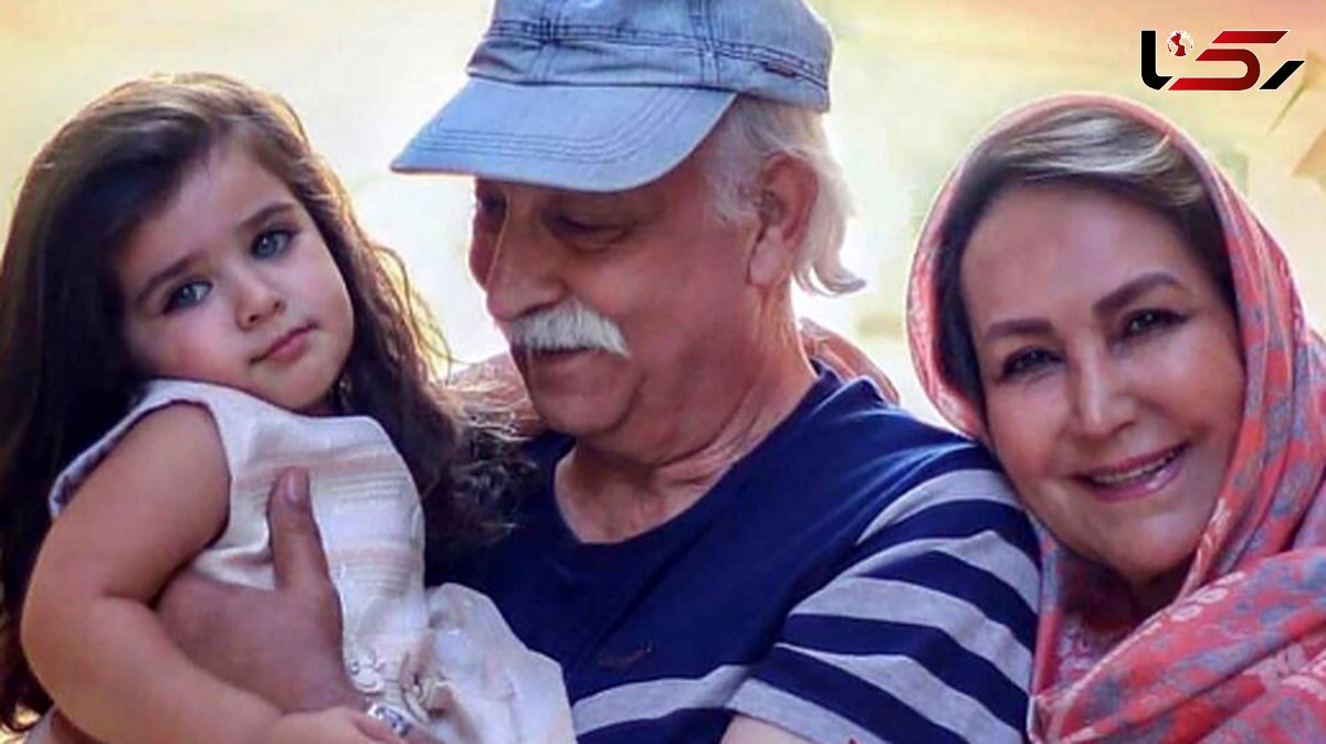 عکس خانوادگی دو عروس محمود پاک نیت اربابِ سریال پس از باران و نوه های شیرین تر از قندش+عکس