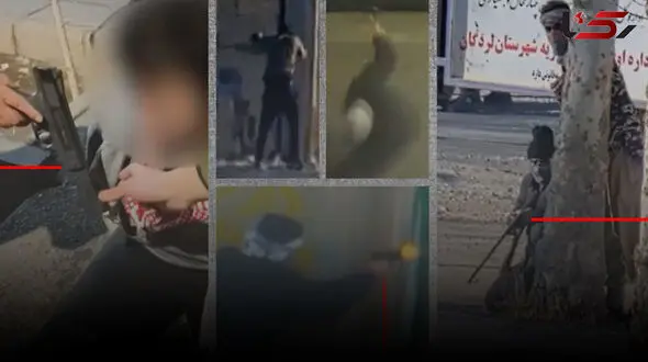 فیلم میکس شده  آخرالزمانی از ناآرامی های اصفهان / از صحنه آتش زدن اتوبوس واحد تا آتش افروزی های یک زن وسط خیابان و قمه کشی و تیراندازی مردان مسلح وسط خیابان