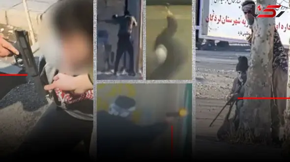 فیلم میکس شده  آخرالزمانی از ناآرامی های اصفهان / از صحنه آتش زدن اتوبوس واحد تا آتش افروزی های یک زن وسط خیابان و قمه کشی و تیراندازی مردان مسلح وسط خیابان