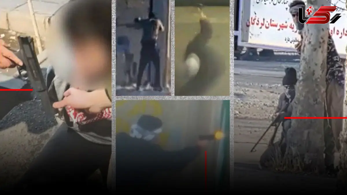 فیلم میکس شده  آخرالزمانی از ناآرامی های اصفهان / از صحنه آتش زدن اتوبوس واحد تا آتش افروزی های یک زن وسط خیابان و قمه کشی و تیراندازی مردان مسلح وسط خیابان