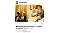 پست اینستاگرامی سید حسن خمینی پس از درگذشت آیت الله هاشمی رفسنجانی +عکس
