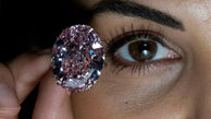 ستاره صورتی یکی از درشت‌ترین الماس‌های صورتی جهان در حراجی هنگ‌کنگ+ عکس 