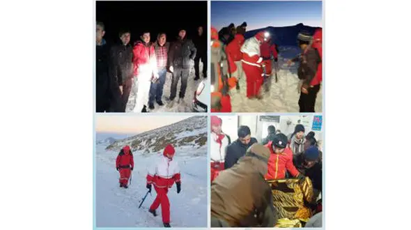 10 ساعت عملیات برای نجات یک مرد در نقطه صفر مرزی سلماس + عکس