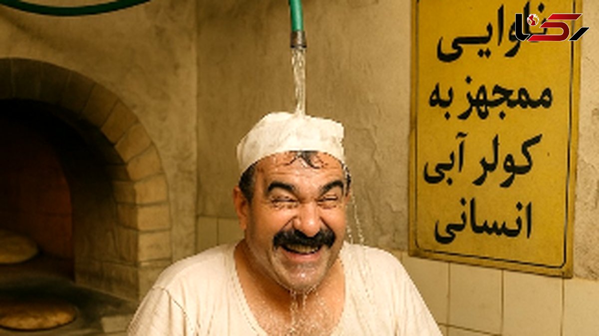 خلاقیت خندهدار و تحسین برانگیز شاطر اهوازی برای فرار از گرمای 51 درجه جهانی شد