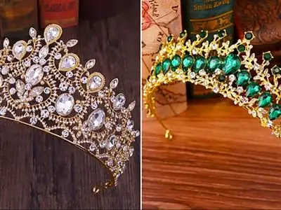 تاج پرنسسی برای عروسی و  حنابندون /  سبک‌های ظریف و خوشگل برای عروس‌ها + ۱۵ ایده 