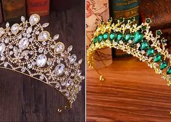 تاج پرنسسی برای عروسی و  حنابندون /  سبک‌های ظریف و خوشگل برای عروس‌ها + ۱۵ ایده 