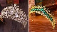 تاج پرنسسی برای عروسی و  حنابندون /  سبک‌های ظریف و خوشگل برای عروس‌ها + ۱۵ ایده 