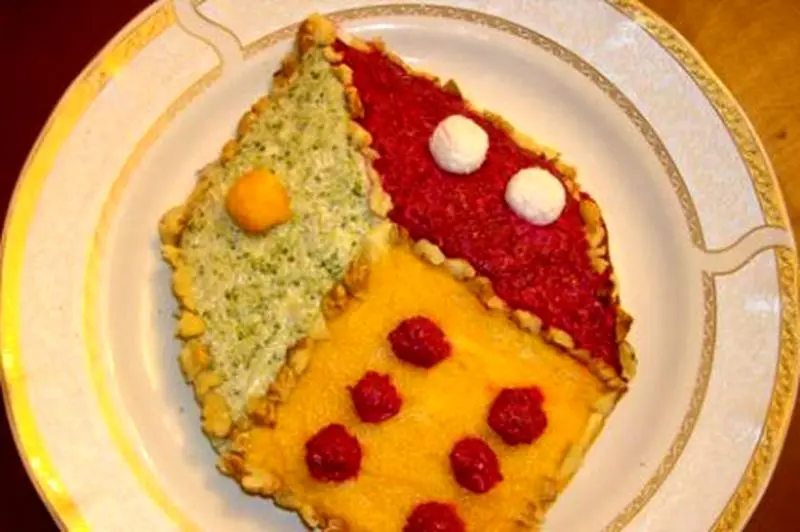 انواع بورانی , بورانی سه رنگ