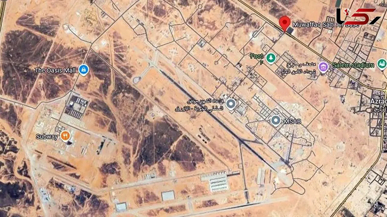 یک فروند اف ۱۵ در آشیانه دشمن در اردن منهدم شد