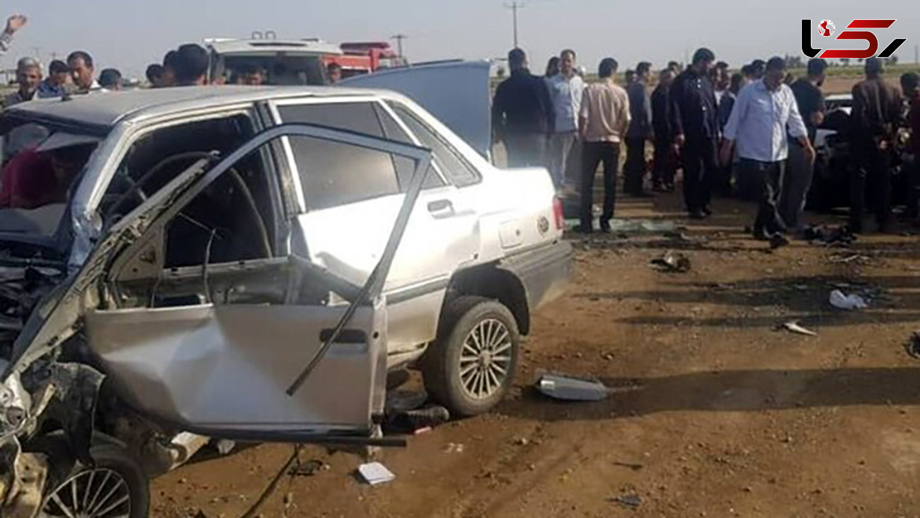 تصادف سمند و پراید در آق قلا ۷ مصدوم برجای گذاشت