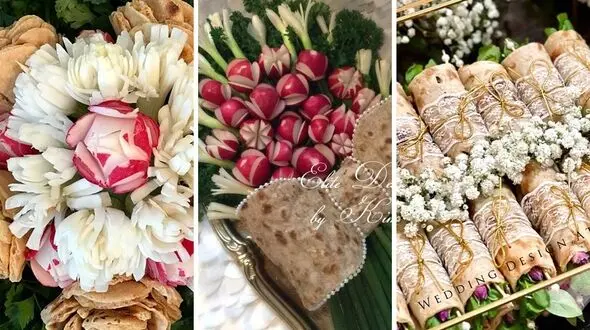زیباترین روش‌ های تزئین سبزی خوردن مناسب سفره ایرانی