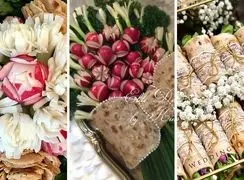 زیباترین روش‌ های تزئین سبزی خوردن مناسب سفره ایرانی