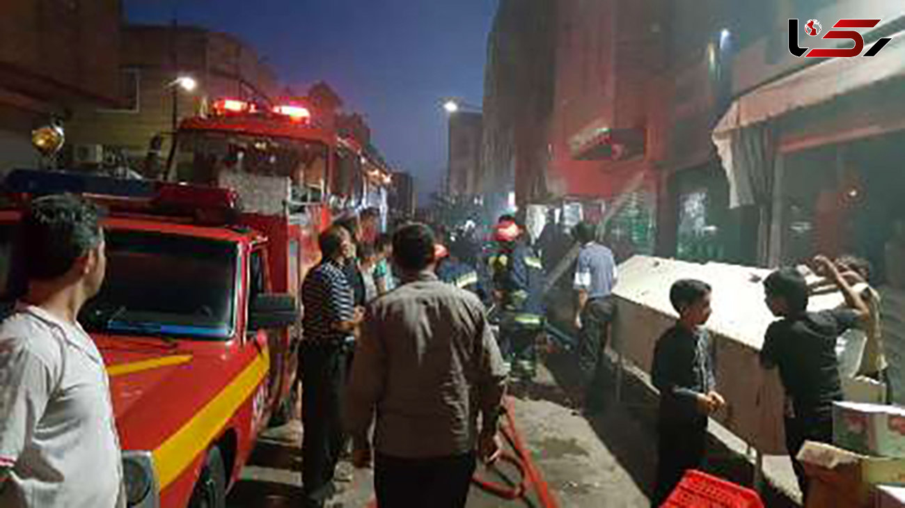 آتش سوزی شامگاهی در خیرآباد ورامین