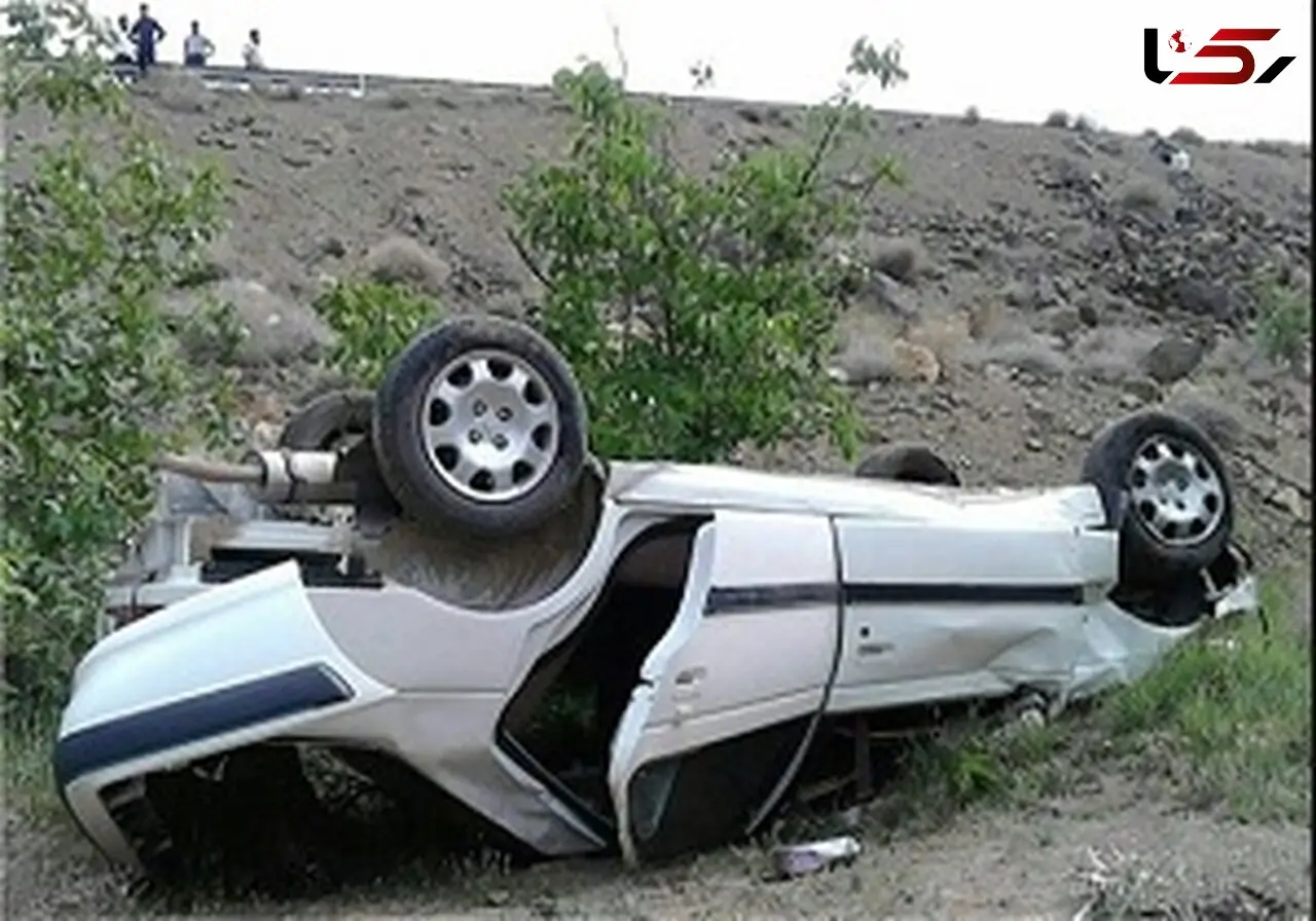 واژگونی وحشتناک پژو پارس در گرگان