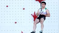 رده پنجم برای رضا علیپور در جام جهانی سنگ‌نوردی