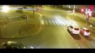 تصادف شاخ به شاخ و وحشتناک 2 خودرو + فیلم