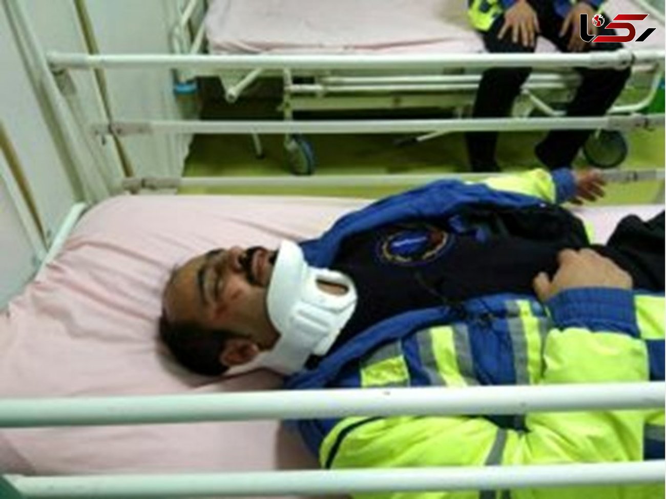 حمله همراهان خانواده مرده به تکنسین اورژانس در گلپایگان + عکس 