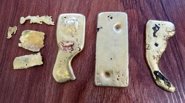 کشف ۵۴۶ گرم طلای قاچاق در فرودگاه کیش