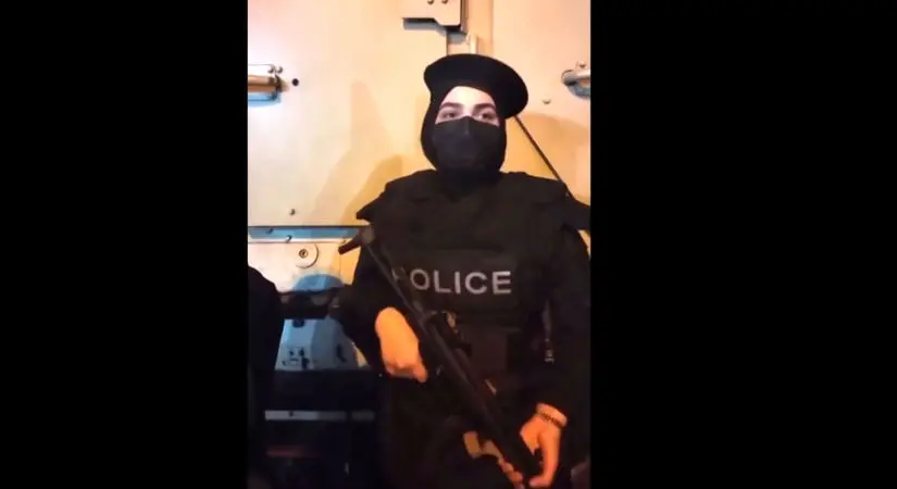 فیلم /  خانم پلیس نوپو در میدان انقلاب  : خانما هم می تونن خفن باشن