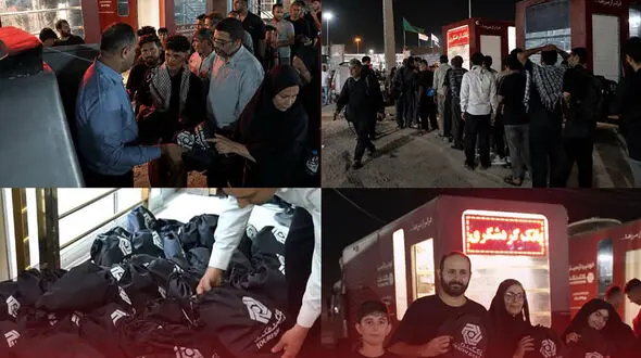خدمت رسانی بانک گردشگری به زائران اربعین؛ توزیع ۱۵ هزار اقلام رفاهی سفر در شلمچه، مهران و سیرجان
