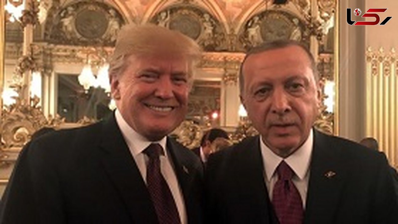 دیدار 45 دقیقه‌ای اردوغان و ترامپ در پاریس