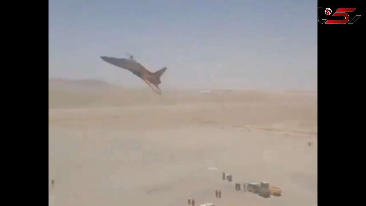فیلم پرواز وحشتناک جنگده ایرانی کوثر / فاصله کم با برج مراقبت