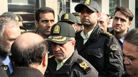 حضور رییس یگان حفاظت شهرداری تهران در محل آتش سوزی ساختمان وزرات نیرو