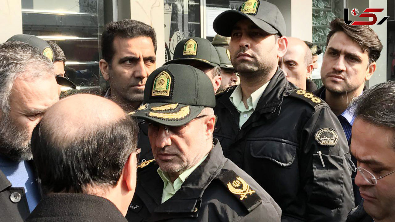 حضور رییس یگان حفاظت شهرداری تهران در محل آتش سوزی ساختمان وزرات نیرو