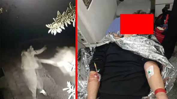 فیلم حمله سارق با گاز اشک آور به پلیس / پلیس تهران دست به اسلحه شد + عکس