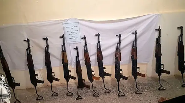 انهدام باند بزرگ قاچاق سلاح و مهمات جنگی در خوزستان + عکس