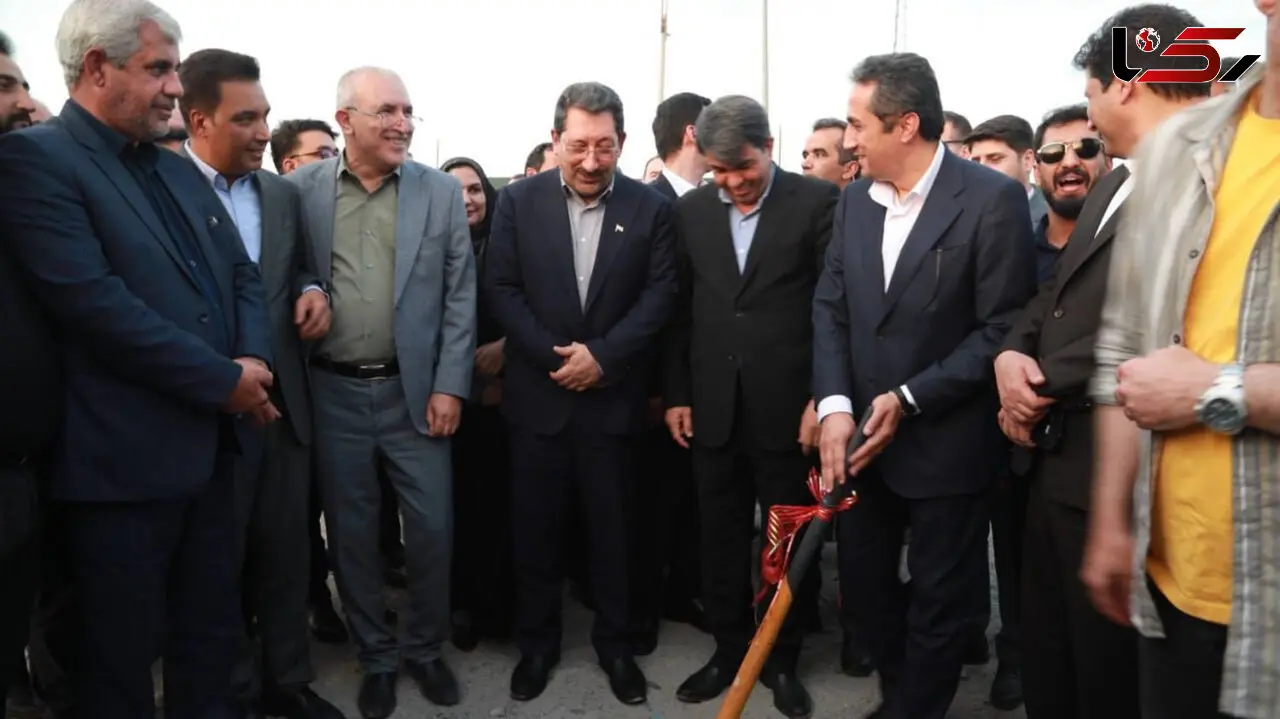 کلنگ‌ زنی طرح خط انتقال برق معادن ساردویه با حضور  وزیر صمت