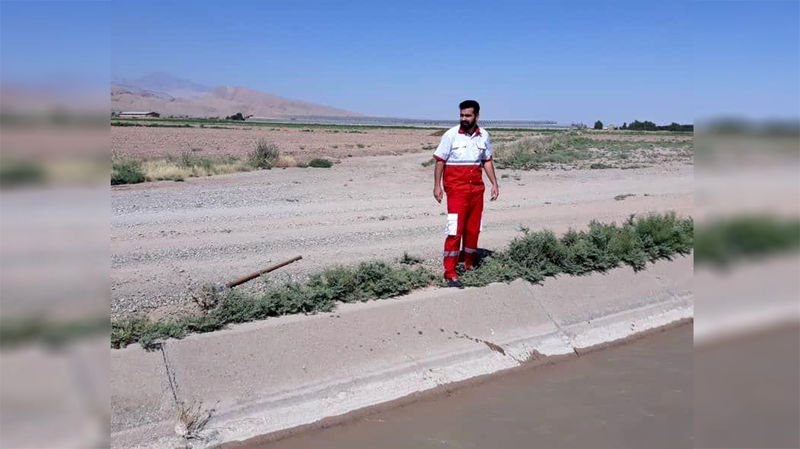 کانال آب جان یک نفر را در آرادان گرفت