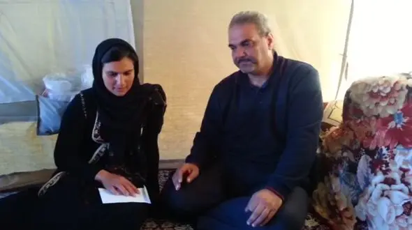 قول جواد خیابانی به خانواده دختر روستایی زلزله زده + فیلم