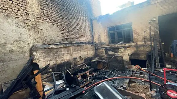 مرگ آتشین 3 زن و مرد اردبیلی در آتش سوزی هولناک یک خانه