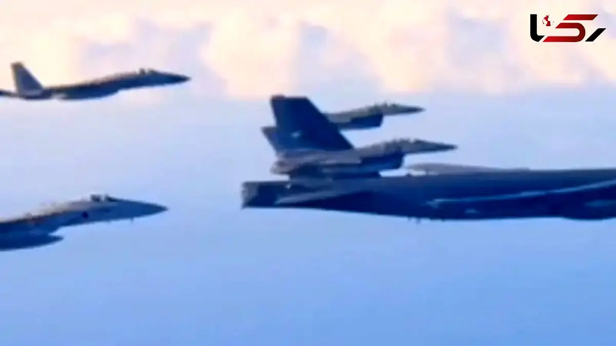 مانور نظامی گسترده: همکاری بمب افکن‌های آمریکایی و هواپیماهای ژاپنی